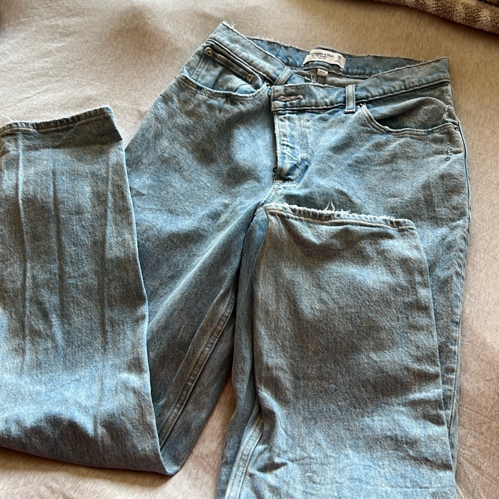 Abercrombie 90s straight curve love jeans